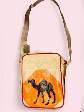 Malia Designs Upcycled Cement Bag Crossbody – NWT Boutique